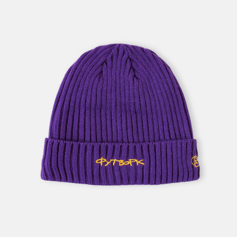 Шапка Footwork Fleece Script Purple Шапка Footwork Fleece Script Purple